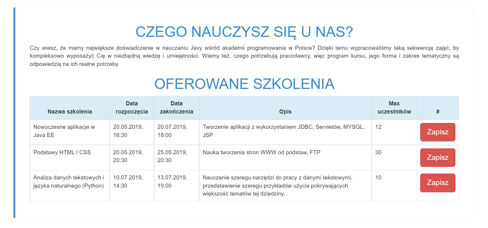 Lista rachunków